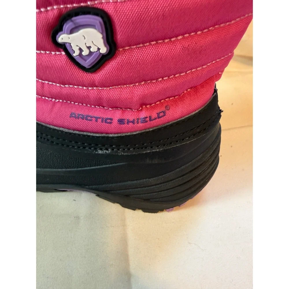 Arctic Shield Snow Boots Kids Size 12 Pink Purple Gorpcore Waterproof Insulated